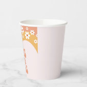 5はヴィベグルービーレトロデイジーボホレインボー 紙コップ (左)