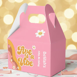 5はヴィーブ、グルービーのレトロなヴィンテージ誕生日 フェイバーボックス