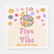 5はVibeレトロディスコボール5th誕生日パーティー