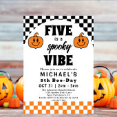 5はVibeレトロハロウィーン5th誕生日パーティー 招待状