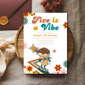 5はVibe groovyスケートボード5th誕生日 招待状