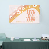 5はVibe Groovyレトロデイジー4th Birthday 横断幕 (トレードショー)