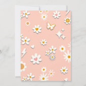 5はVibe Groovy第五誕生日招待状 招待状 (裏面)