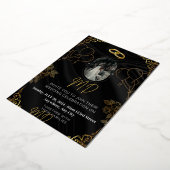 5インチ×7インチのホイル招待状 箔招待状 (回転した状態)