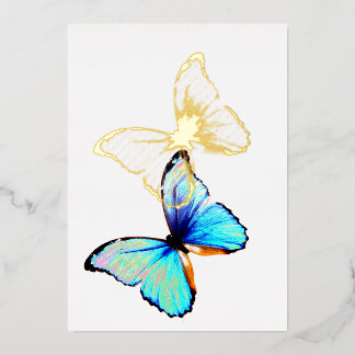 5インチ×7インチのホイル招待状 箔招待状