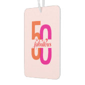 5エレガント&素晴らしい50誕生日 カーエアーフレッシュナー (左)