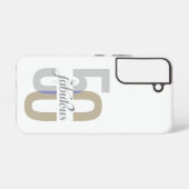 5エレガント&素晴らしい50誕生日 SAMSUNG GALAXYケース (裏面横)