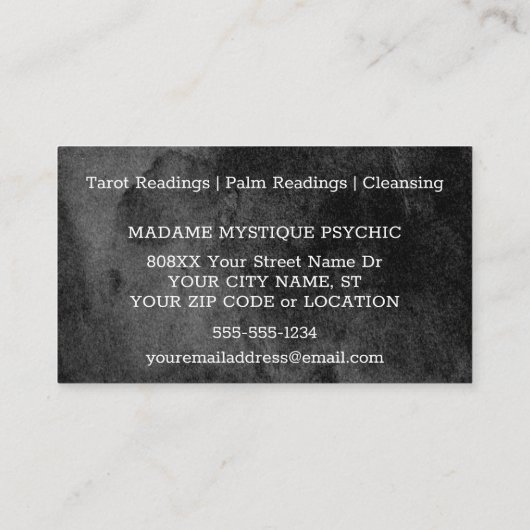 5エレメンツペンタグラムサイキックビジネス 名刺 (裏面)