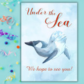 5オレンジマーメイドガールズ5th誕生日 招待状