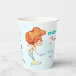 5オレンジマーメイドガールズ5th誕生日 紙コップ