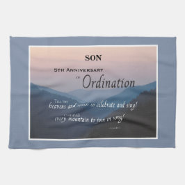 5カスタマイズ周年記念令 キッチンタオル