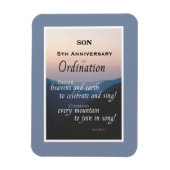 5カスタマイズ周年記念令 マグネット (縦)