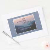 5カスタマイズ周年記念令 長方形シール (封筒)