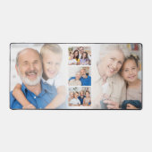 5カスタム家族グランドキッズ写真コラージュオーバーレイ デスクマット (正面)
