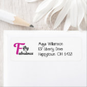 5カスタム度と素晴らしいピンクエレガント色 ラベル (インサイチュ)