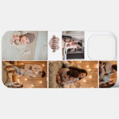 5カスタム枚かわいいハートスクリプト名白 Case-Mate iPhoneケース (裏面 (横))