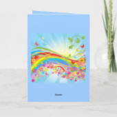 5カスタムx7ハッピーバースデーカード カード (裏面)