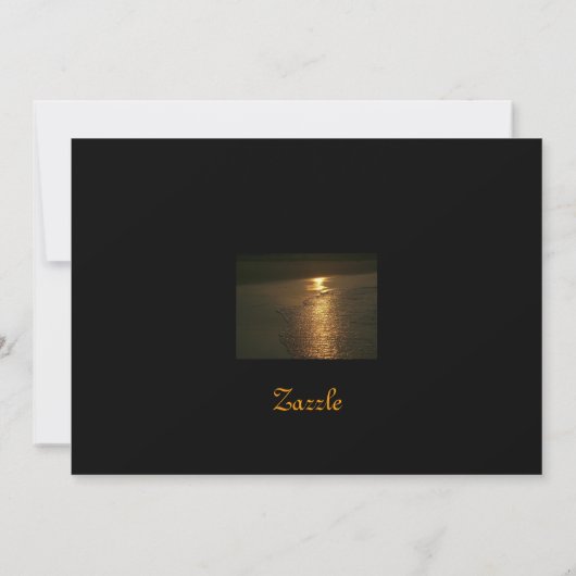 5カスタムx7リタイアメントディナー招待状リサイクル 招待状 (裏面)