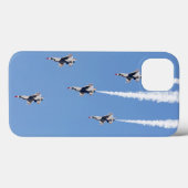 5カード形成を飛ばしているF-16雷鳥 Case-Mate iPhoneケース (裏面 (横))