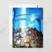 5ガロ救ンの水差しポストカードのマネーコイン ポストカード (正面/裏面)