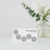 5ギア – 白黒 名刺 (スタンド正面)