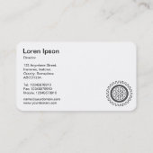 5ギア – 白黒 名刺 (裏面)