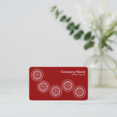 5ギア- Ruby Red – グレーバック 名刺 (スタンド正面)