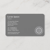 5ギア- Ruby Red – グレーバック 名刺 (裏面)