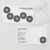 5ギアII – 白黒 名刺 (正面/裏面)