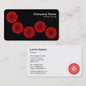 5ギアII – 赤と黒 名刺 (正面/裏面)