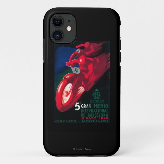 5グランプレミオインターナットルバイクポスター Case-Mate iPhoneケース (裏面)