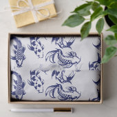 5コイフィッシュカルプDIYカラーズブルー 薄葉紙 (ギフト)