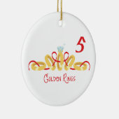 5ゴールデンリングや輪 セラミックオーナメント (右)