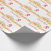 5ゴールデンリングや輪 ラッピングペーパー (角)