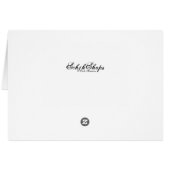 5シルエットスパイダーズぶら下がったのハロウィンカード (裏面横)