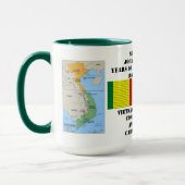 5スターコンバットマリンベトナム戦争退役軍人 マグカップ (左)