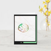 5ステッカー カード (黄色い花)