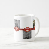 5ステップ分岐点のマイル標石のマグのタイムライン コーヒーマグカップ (正面右)