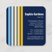 5ストライプ色 – 色02 スクエア名刺 (裏面)