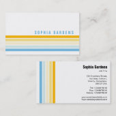 5ストライプ色 – 色02 名刺 (正面/裏面)