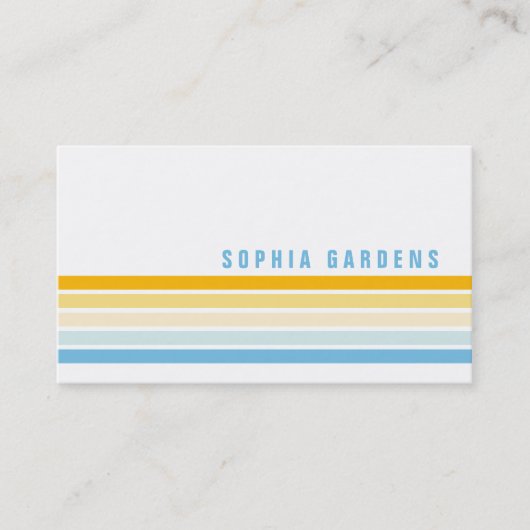 5ストライプ色 – 色02 名刺 (正面)