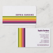 5ストライプ色 – 色03 名刺 (正面/裏面)