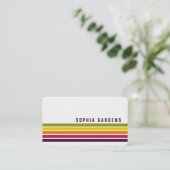 5ストライプ色 – 色03 名刺 (スタンド正面)