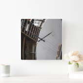 5ストリングバンジョウォールクロック スクエア壁時計 (ホーム)