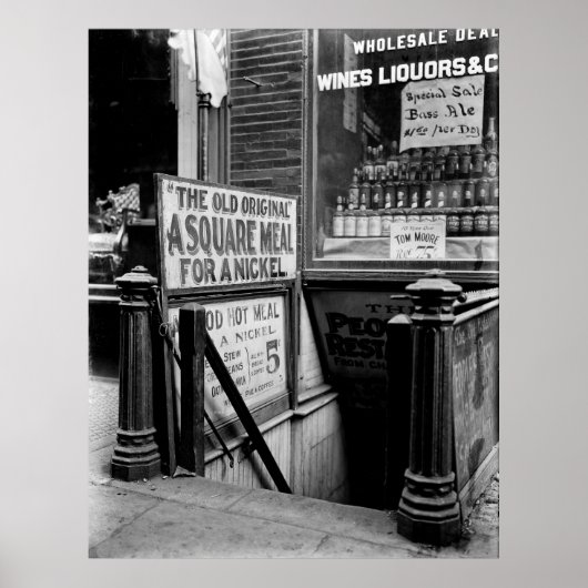 5セントのボウリーレストラン ポスター (正面)