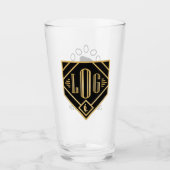 5ダースつのOuefsガストンの紳士FFのパイントガラス タンブラーグラス (正面)