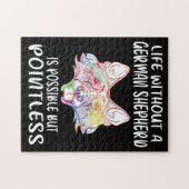 5ドイツの羊飼いなしでの生活は可能だがP ジグソーパズル (横)