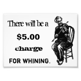 5ドルの仕打ち料金 フォトプリント           