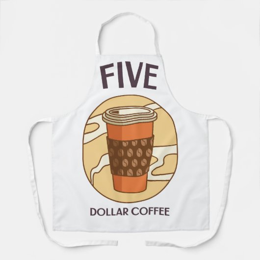 5ドルコーヒー エプロン (正面)