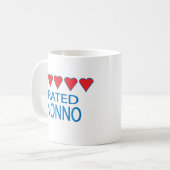 5ハートノンノ コーヒーマグカップ (正面左)